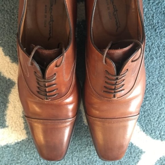 Men\'s Brown Santoni Halbert Oxfords - 8.5D Men\ main image 2